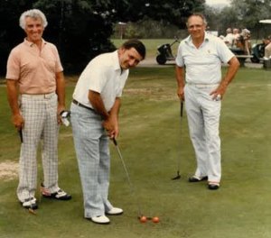 golfing